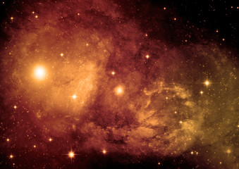 galaxy in a free space