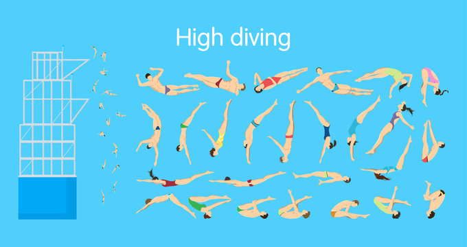 High diving set.