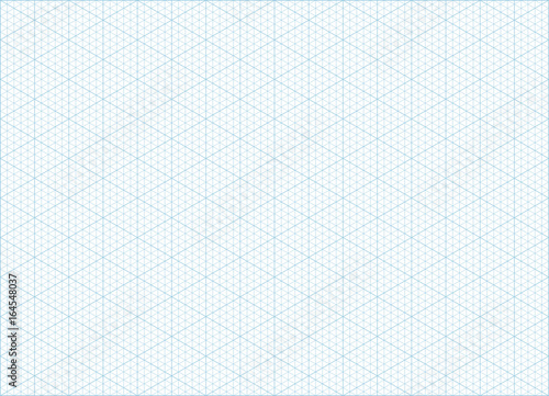 blue vector isometric grid graph paper accented every 5 steps a4 landscape oriented background wall mural lalaverock