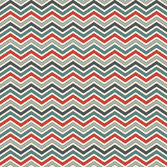Chevron abstract background. Retro seamless pattern with classic geometric ornament. Zigzag horizontal lines wallpaper.