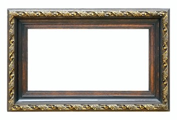 Gold frame for paintings, mirrors or photos