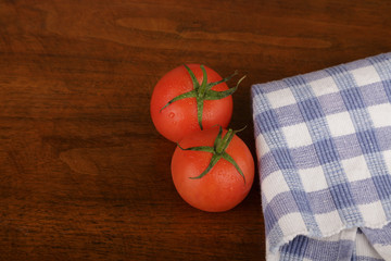 Two Tomatoes and Cloth