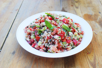 summer tabbouleh salad