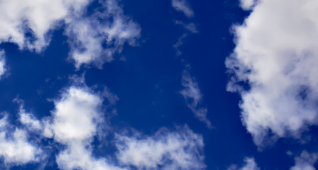 Blue sky and clouds ideal for background 