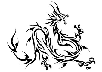 tribal dragon