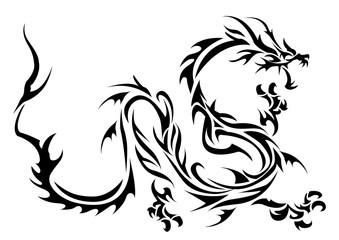 tribal dragon