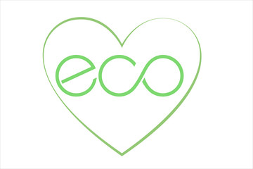 logo eco con cuore 