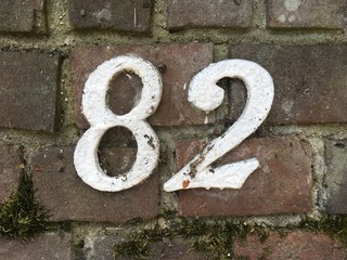 Number 82 House Number