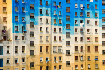 colorful building plenty of windows