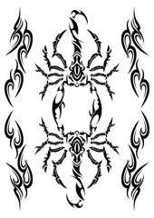 tribal scorpion