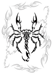 tribal scorpion