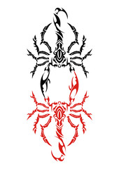 tribal scorpion