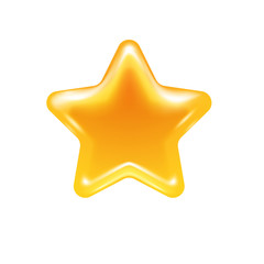 Honey star jelly candy icon.
