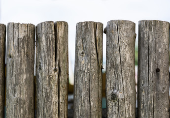 old vintage wooden fence texture background