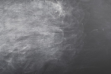 Abstract background of white chalk on blackboard.