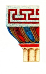 Doric capital on the Parthenon (from Meyers Lexikon, 1896, 13/248/249)