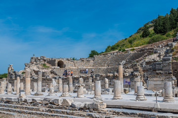 The minor amphitheatre at Ephesus, Selcuk, Turkey.