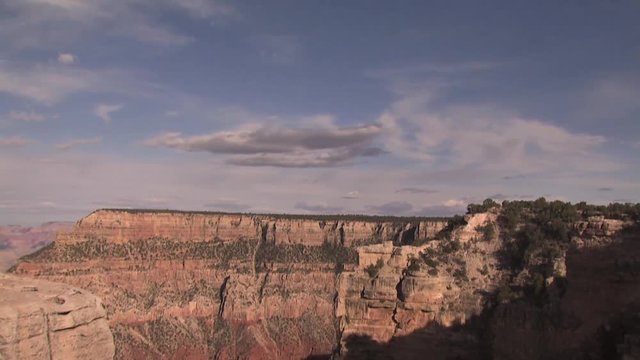 View of the Grand Canyon Several People In the Distance