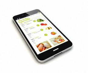smartphone online supermarket