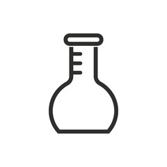 Flask - vector icon.