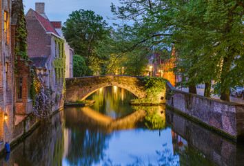 Naklejka premium Brugge cityscape - Belgium