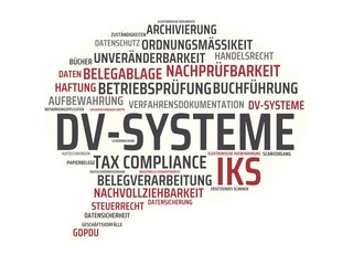 GOBD - Bilder mit Wörtern aus dem Bereich Verfahrensdokumentation, Wort, Bild, Illustration