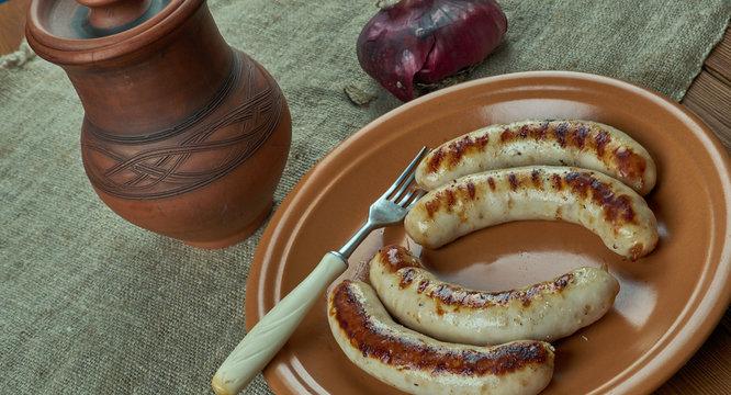 Romanian sausages Virsli