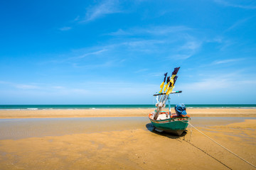 fishing boat on the beach