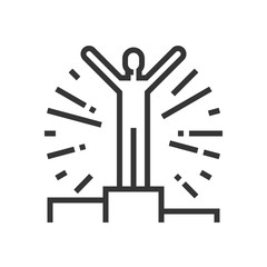 Career advancement icon