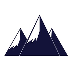 Mountain flat icon