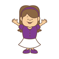 happy portrait girl granddaughter young image