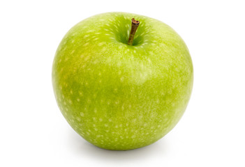 Green apple isolated on white background