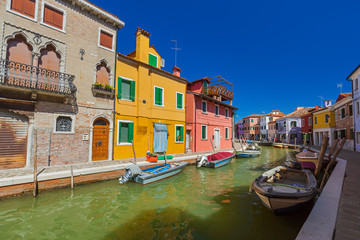 Naklejka na ściany i meble Burano village - Venice Italy