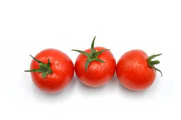 tomato on a white background isolated photo