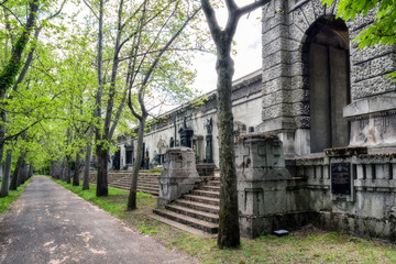Kerepesi - historic cemetery in Budapest, Hungary