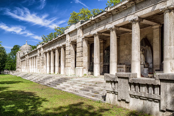 Fototapeta na wymiar Kerepesi - historic cemetery in Budapest, Hungary