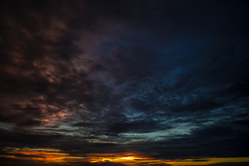 Evening sky