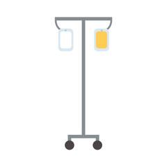 Drainage bags on tripod