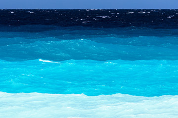 Blue tones of Ionian sea