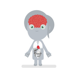 Human body anatomy vector illustration