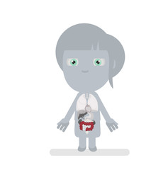 Human body anatomy vector illustration