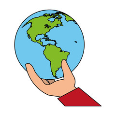 globe vector illustration