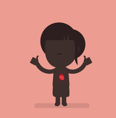 Human body anatomy vector illustration