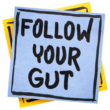 Follow Your Gut Advice Or Reminder