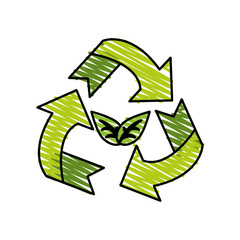 recycle symbol vector illustration