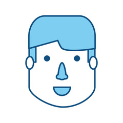 Obraz premium Man face cartoon