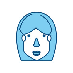 Obraz premium Woman face cartoon