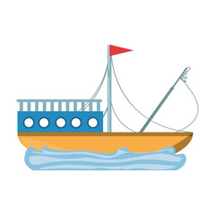 Fishing ship boat