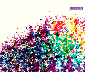 Vector illustration of dynamic creative abstract background