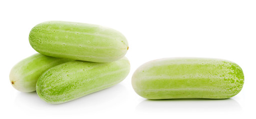 Cucumber isolated on the white background